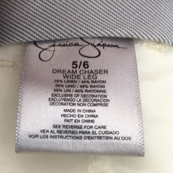 Jessica Simpson Dreamcatcher Wide Leg Pant 5/6 NWT - Picture 7 of 7